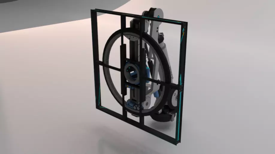 Sci-Fi Motion Platform 02 Low-poly 3D model_0