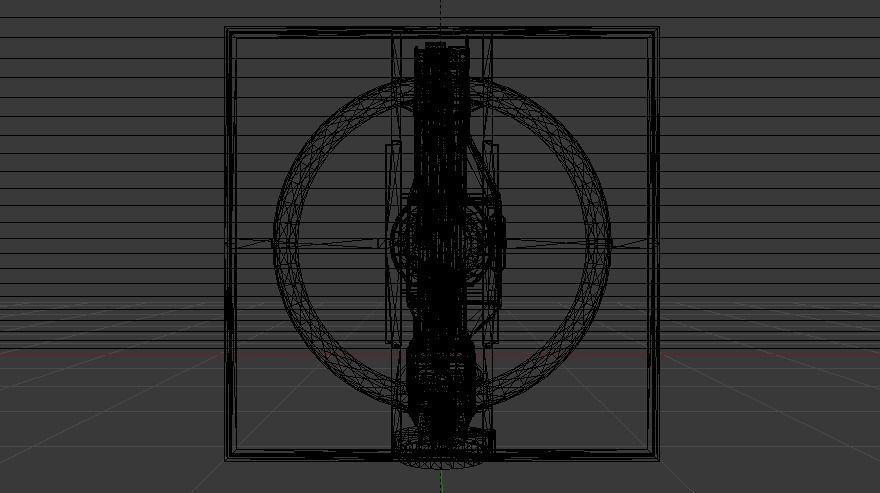 Sci-Fi Motion Platform 02 Low-poly 3D model_26