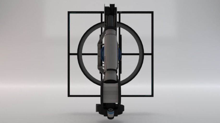 Sci-Fi Motion Platform 02 Low-poly 3D model_5