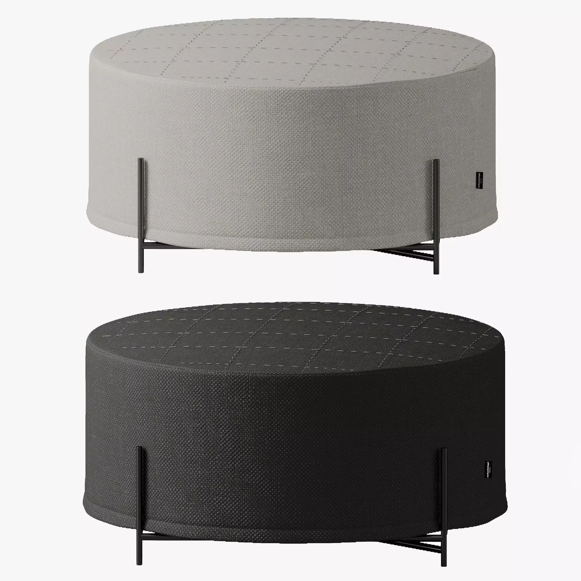 PAESAGGI SOSPESI POUF PSGP20 Low-poly 3D model_0