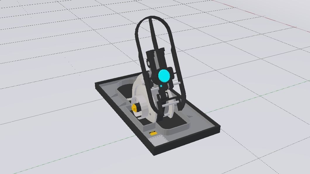 Sci-Fi Jumper Low-poly 3D model_7