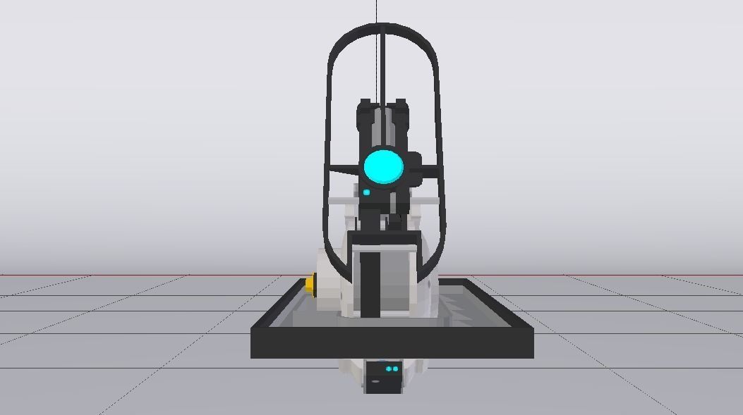 Sci-Fi Jumper Low-poly 3D model_9