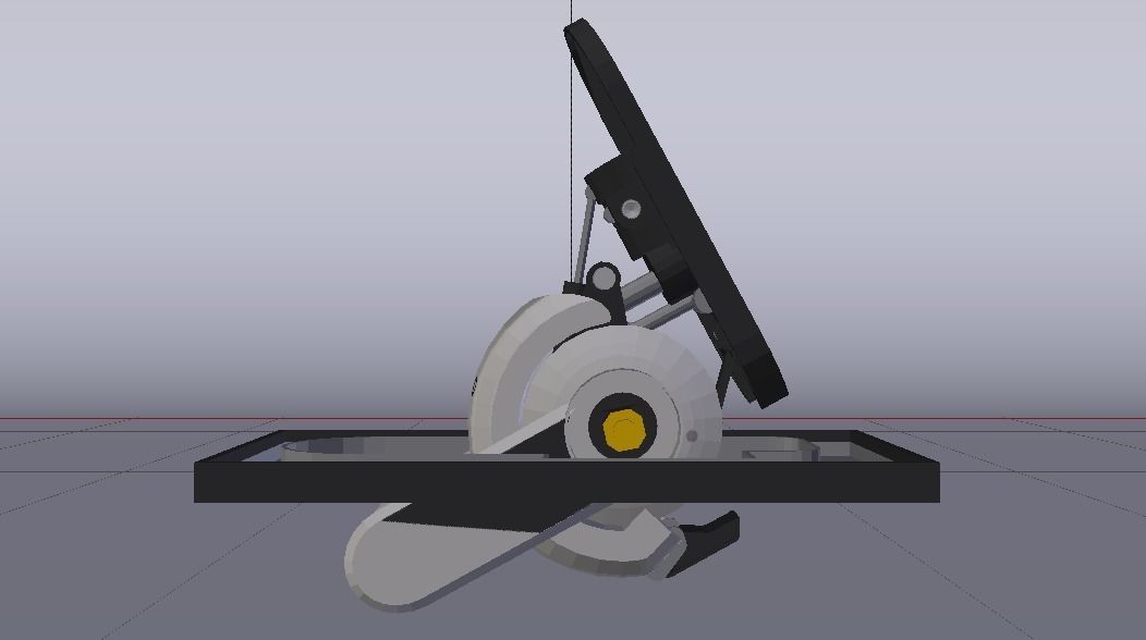 Sci-Fi Jumper Low-poly 3D model_17