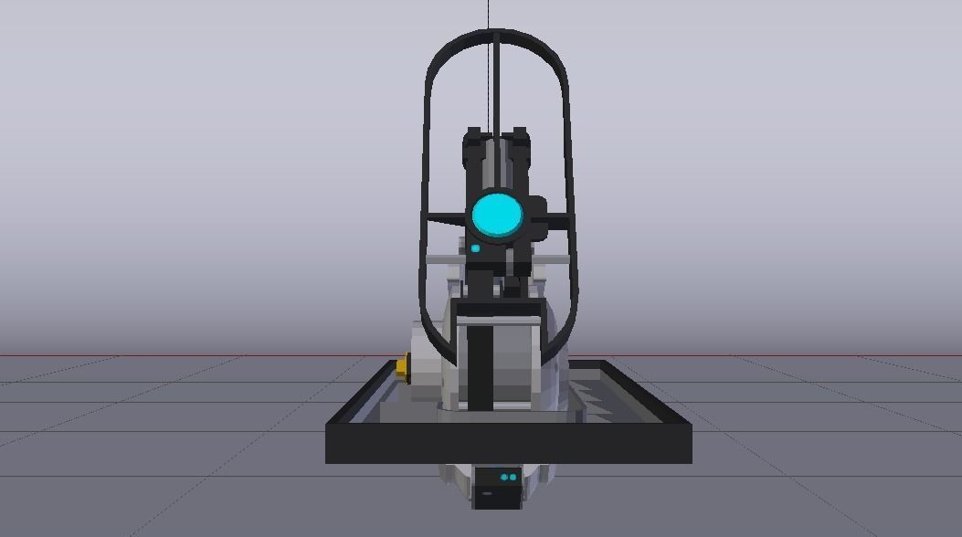 Sci-Fi Jumper Low-poly 3D model_16