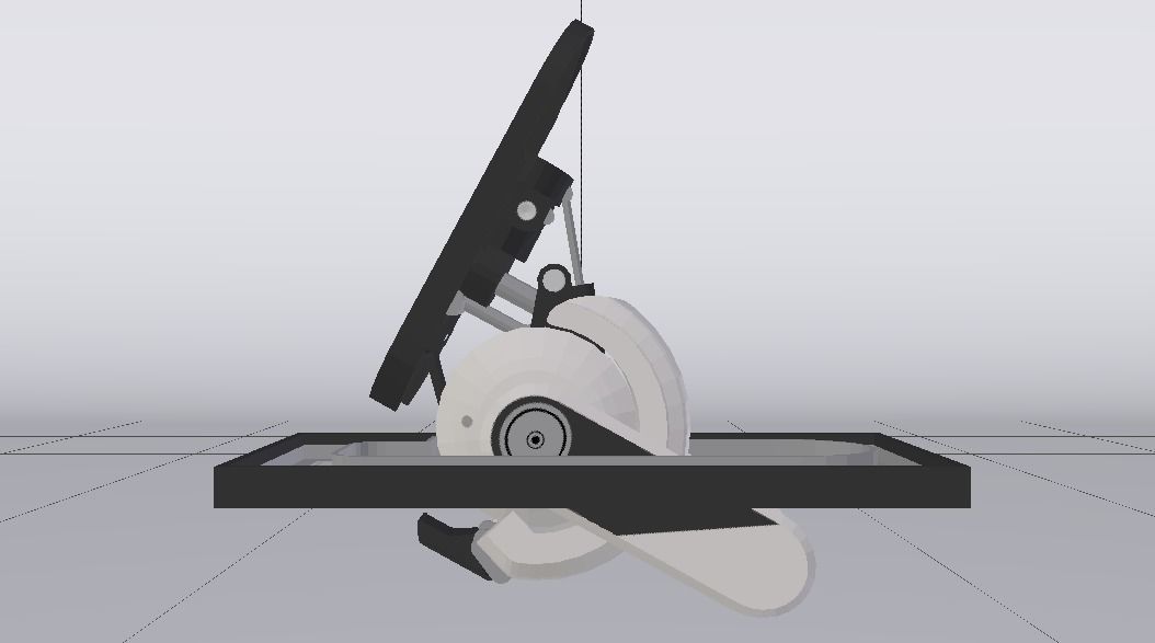 Sci-Fi Jumper Low-poly 3D model_12