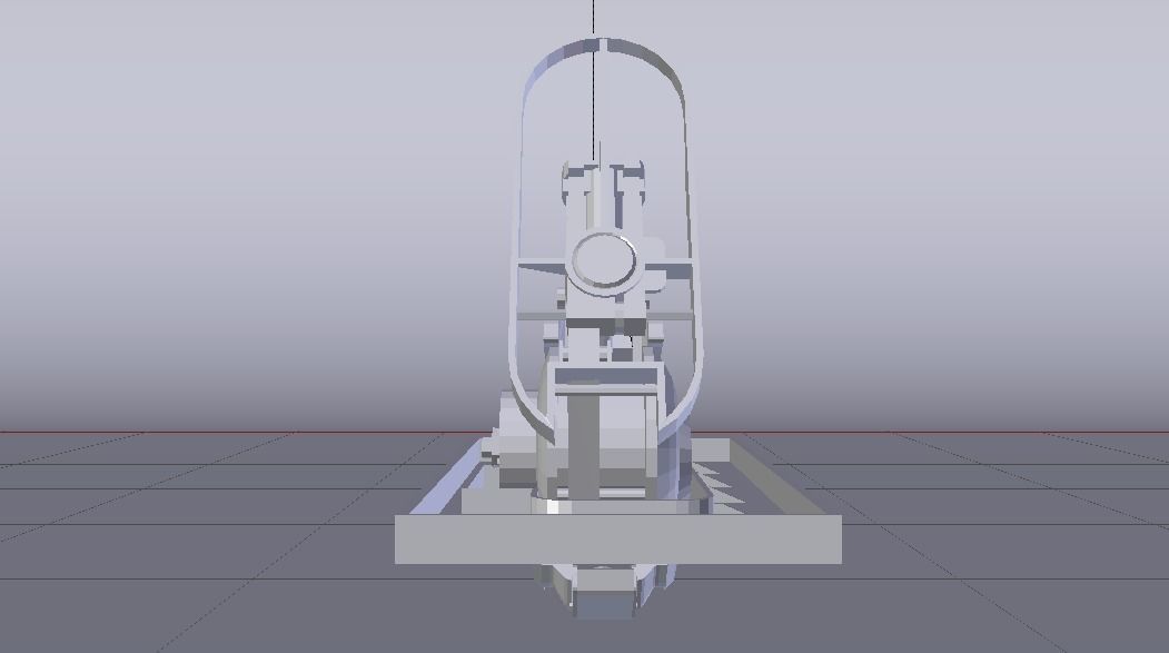 Sci-Fi Jumper Low-poly 3D model_23