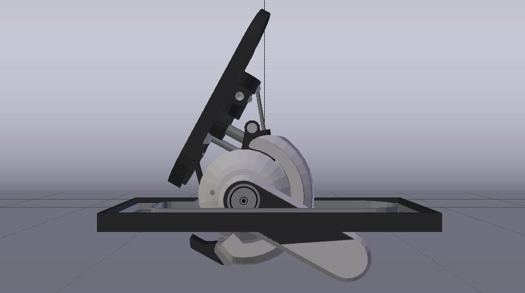 Sci-Fi Jumper Low-poly 3D model_19