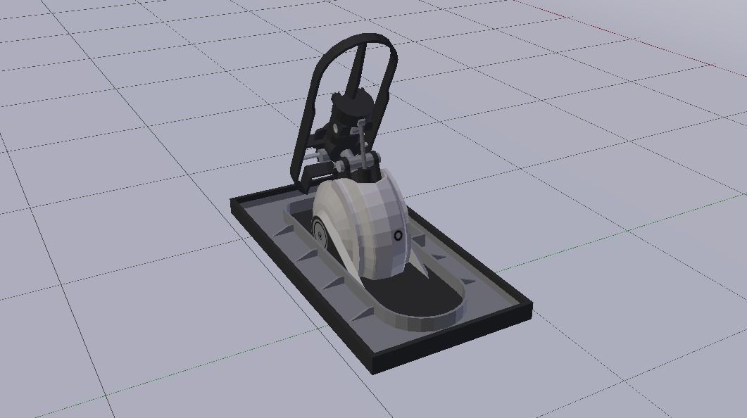 Sci-Fi Jumper Low-poly 3D model_15