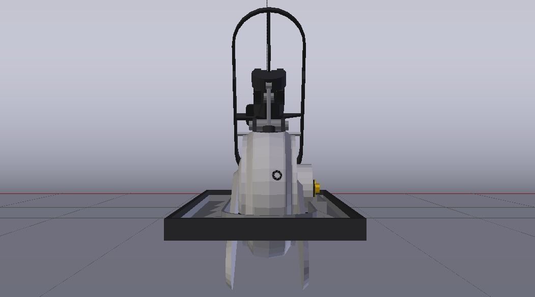 Sci-Fi Jumper Low-poly 3D model_18