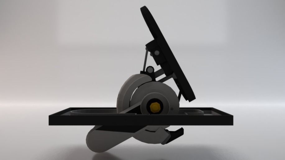 Sci-Fi Jumper Low-poly 3D model_3