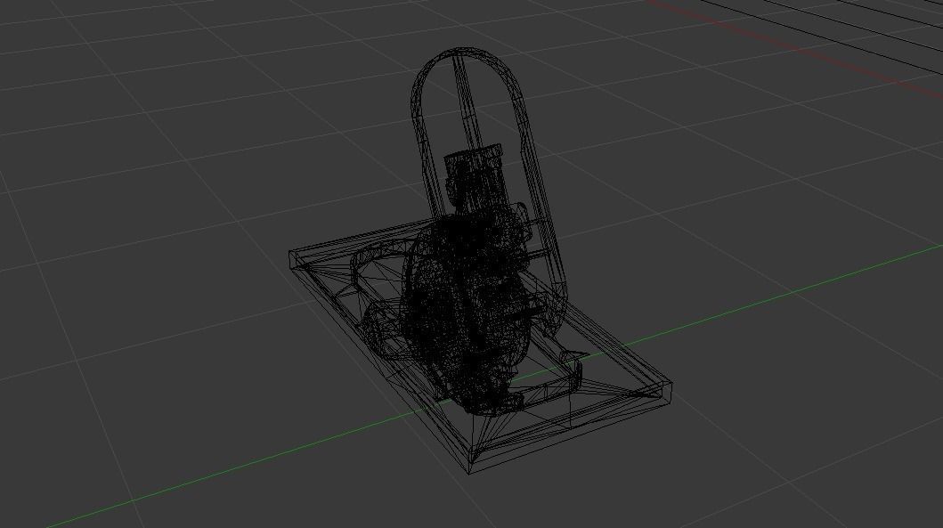 Sci-Fi Jumper Low-poly 3D model_28