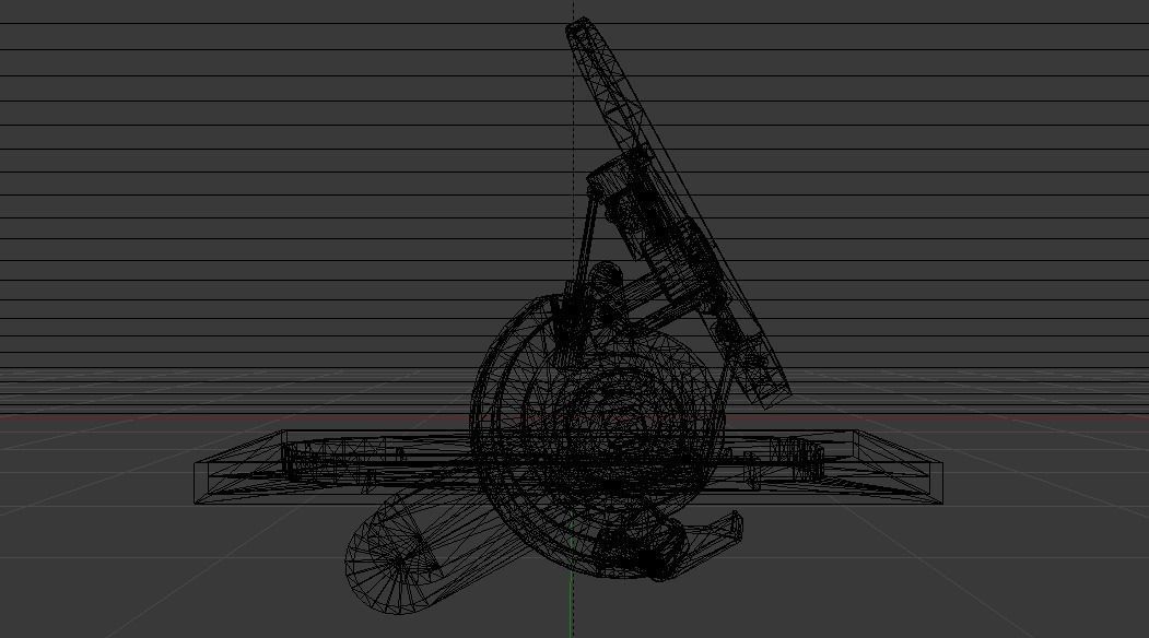 Sci-Fi Jumper Low-poly 3D model_31