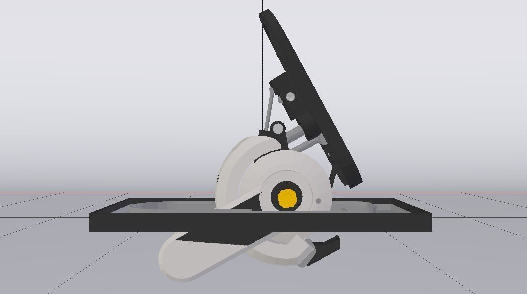 Sci-Fi Jumper Low-poly 3D model_10