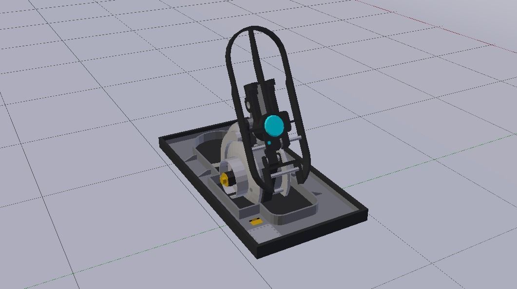 Sci-Fi Jumper Low-poly 3D model_14