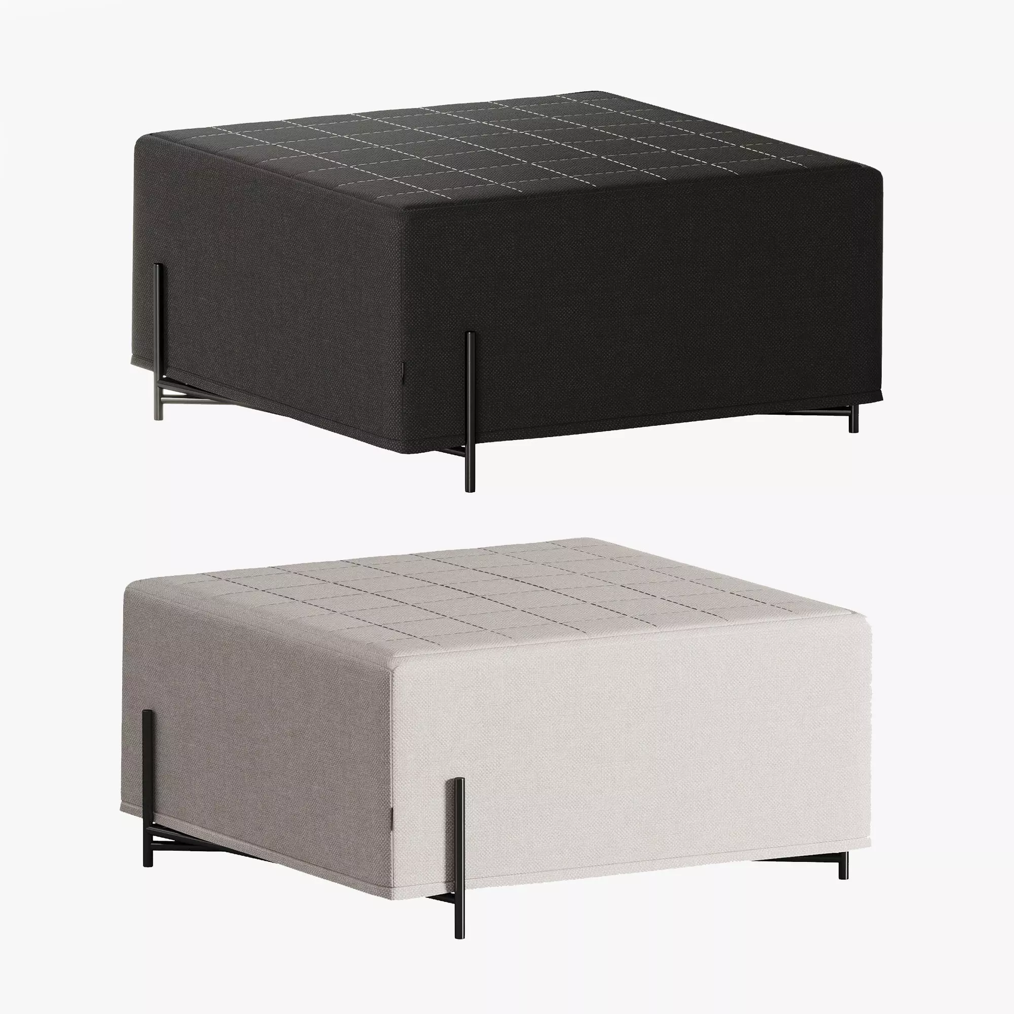 PAESAGGI SOSPESI POUF PSGP40 Low-poly 3D model