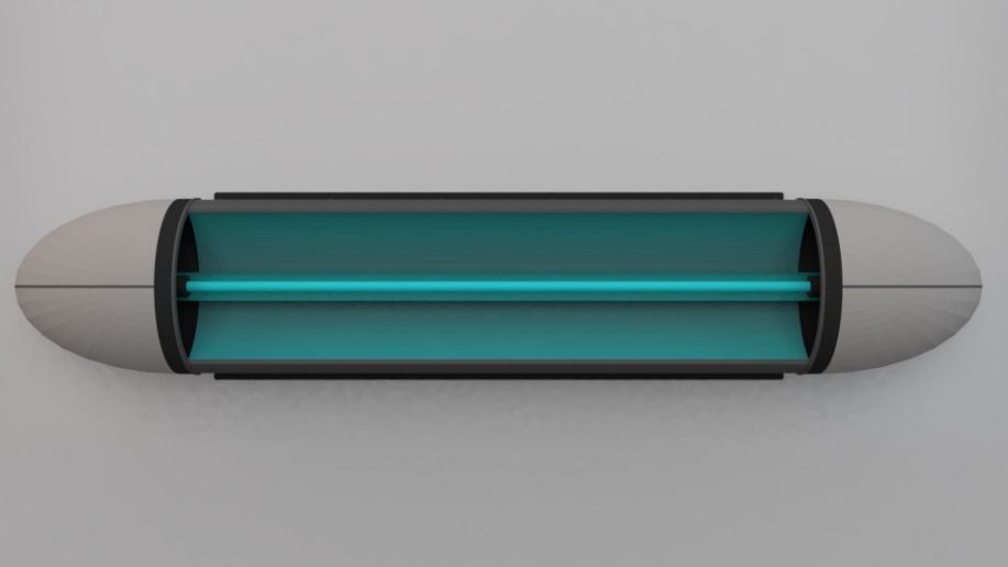 Sci-Fi Bridge Low-poly 3D model_2