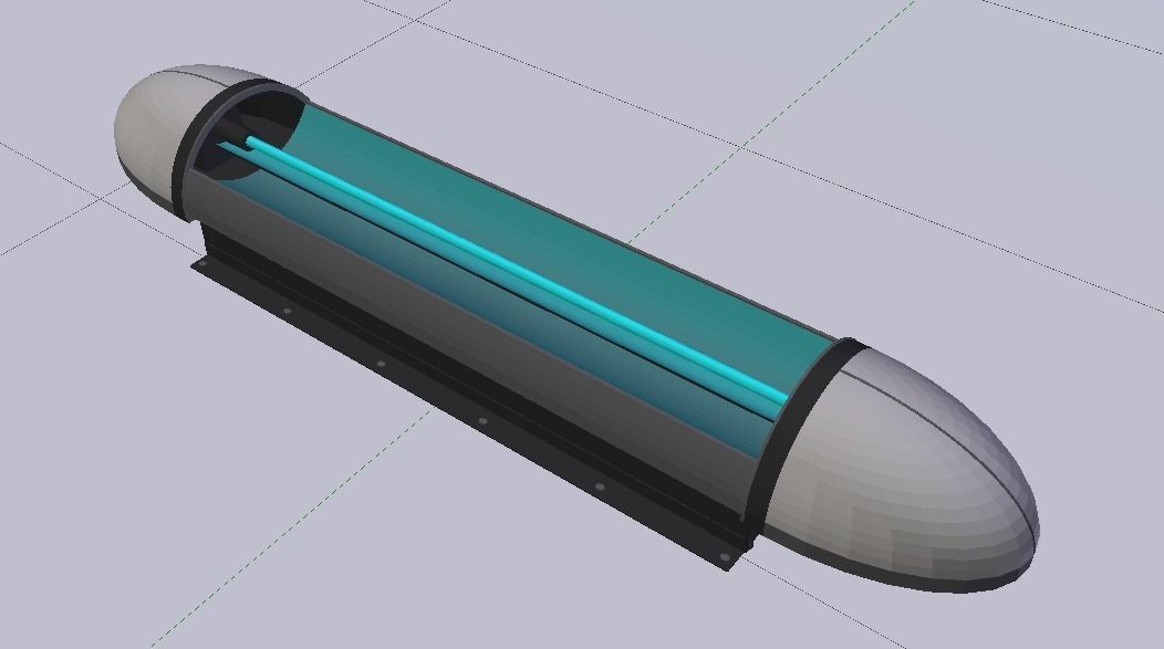 Sci-Fi Bridge Low-poly 3D model_6