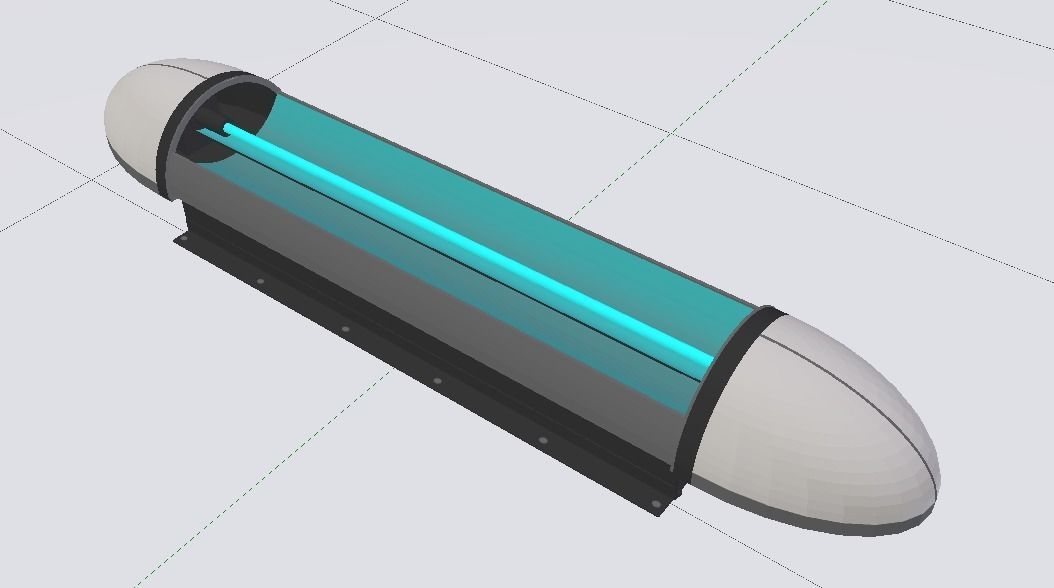 Sci-Fi Bridge Low-poly 3D model_3