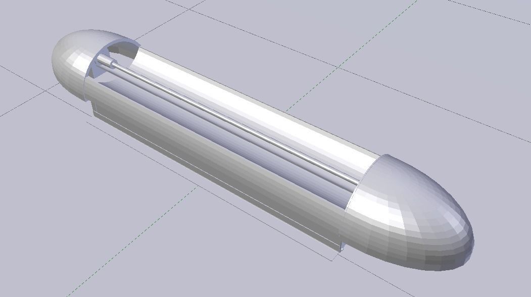 Sci-Fi Bridge Low-poly 3D model_9