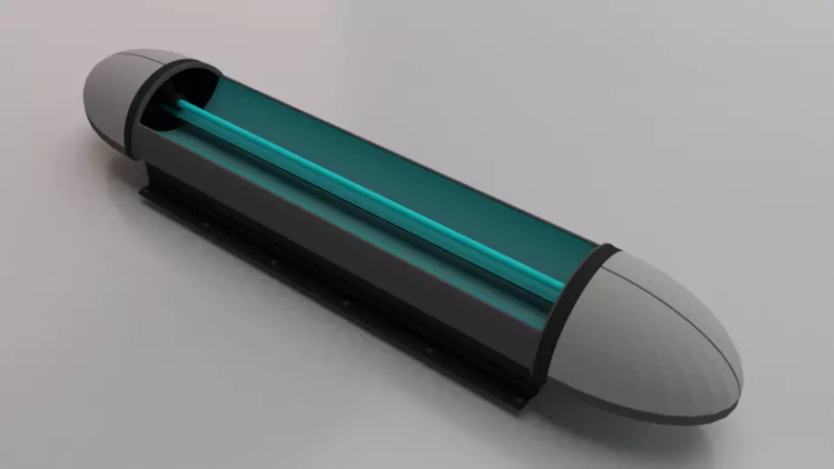 Sci-Fi Bridge Low-poly 3D model_0