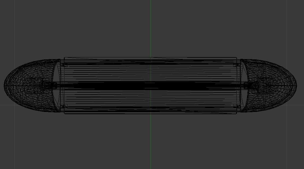 Sci-Fi Bridge Low-poly 3D model_14