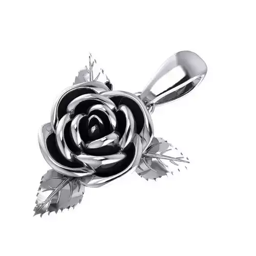 Rose pendant
