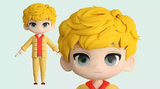 cartoon boy kid little boy ip image cartoon character