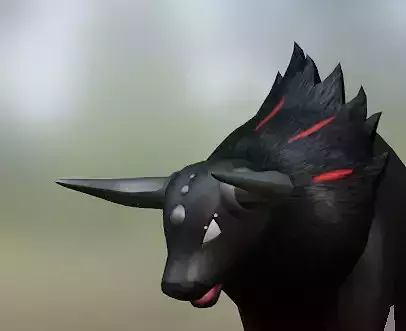 paldean tauros fire pokemon 3d figure 3D print model