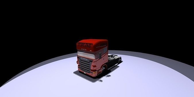 SCANIA semi truck Free 3D print model