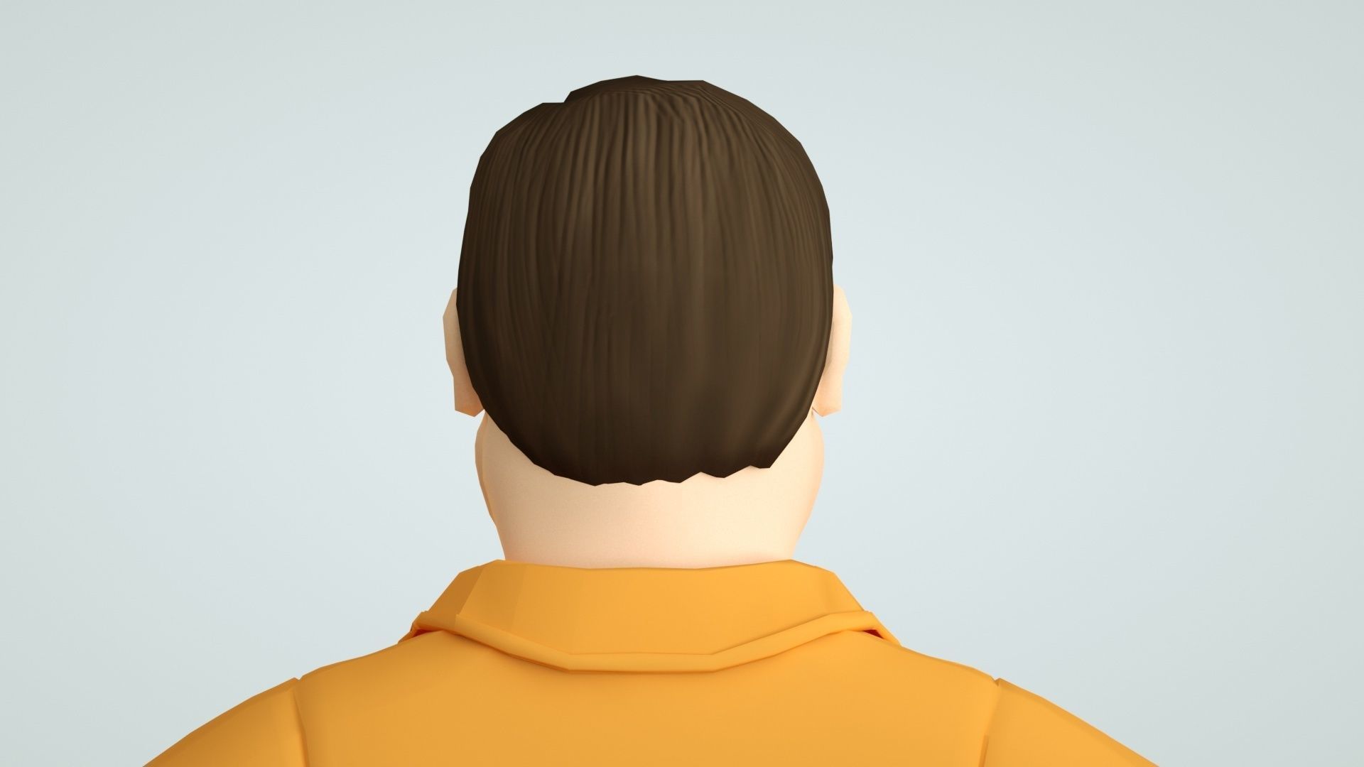 cartoon uncle uncle father 3D model_9