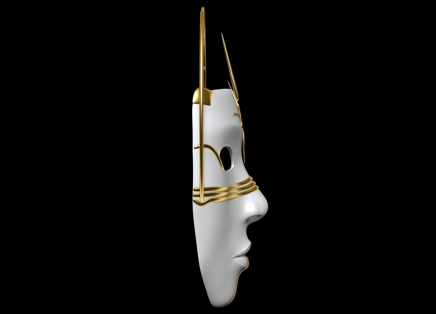 Mask Face 3D model_2