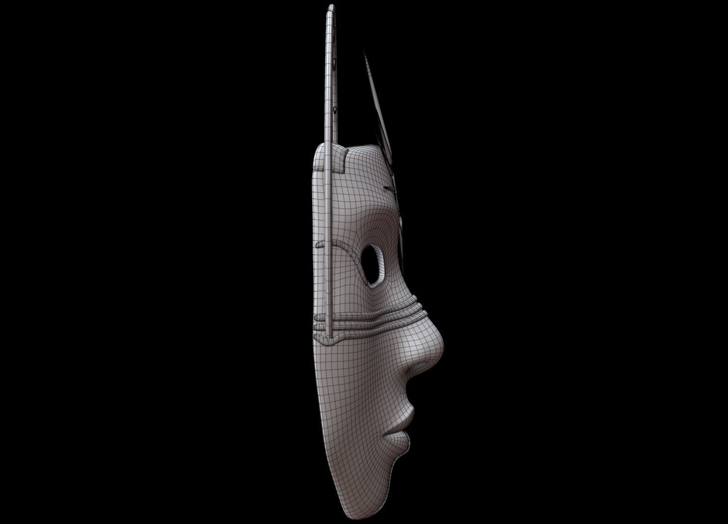 Mask Face 3D model_12