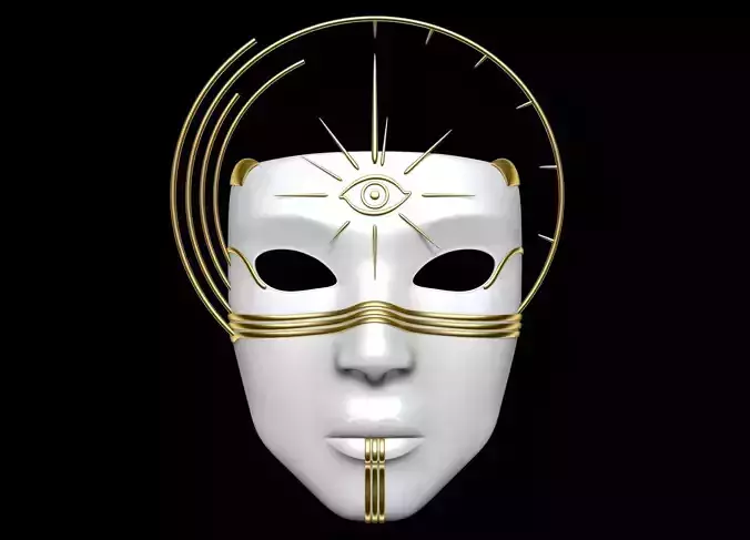Mask Face 3D model