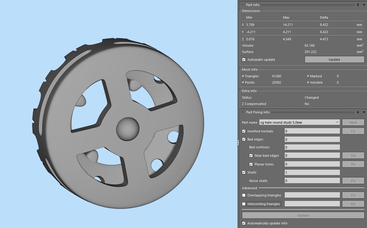 Round Diamond Halo Stud Earrings 3D print model_10