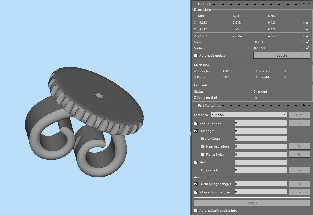 Round Diamond Halo Stud Earrings 3D print model_12