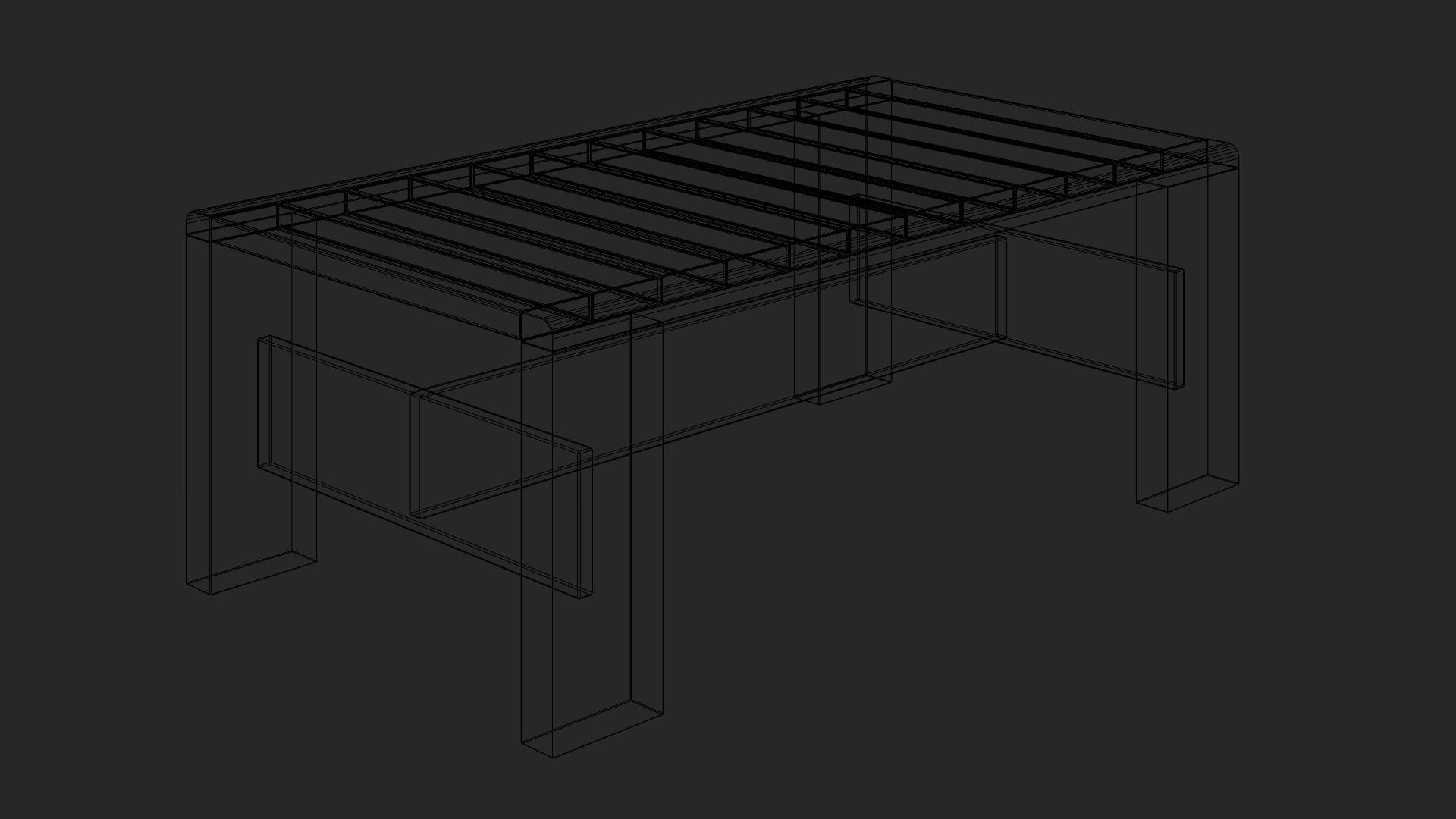 Outdoor Coffee Table 3D model_5