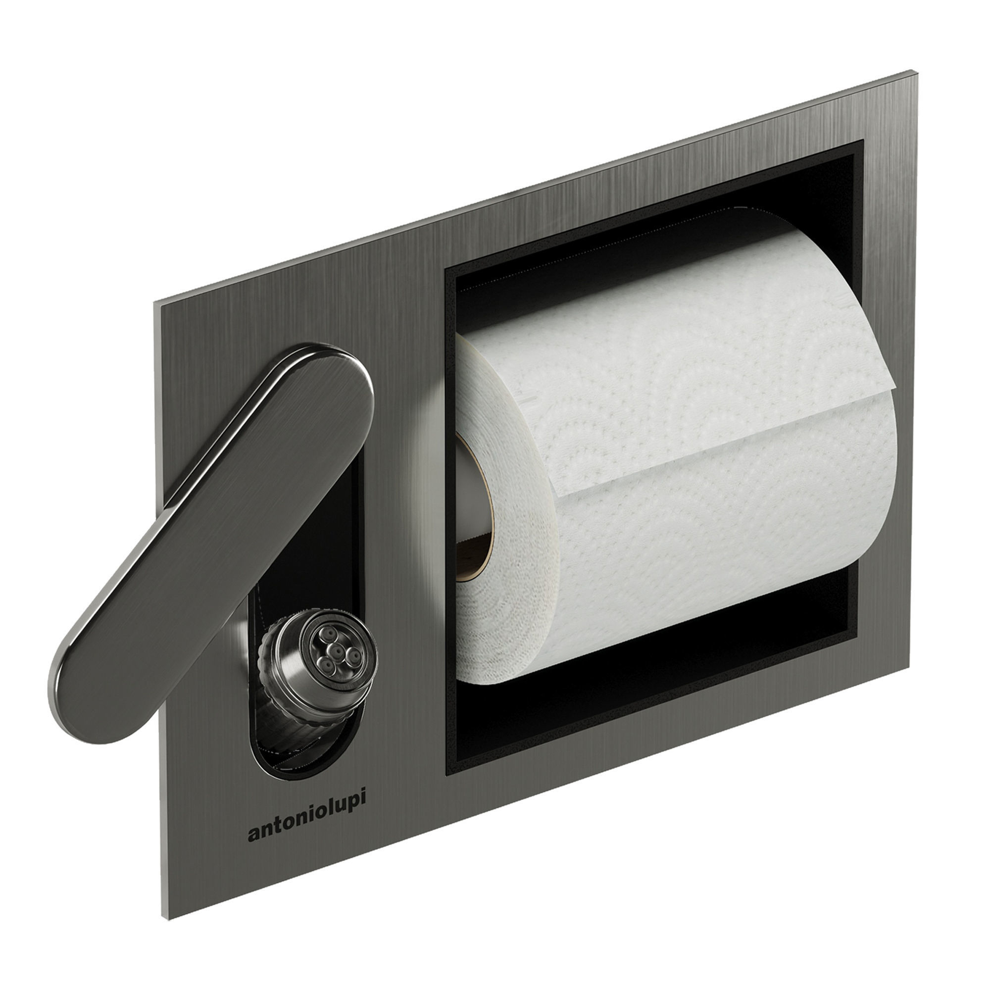 CARTAINTENSO INTENSO Sanitary shower paper holder Low-poly 3D model_1