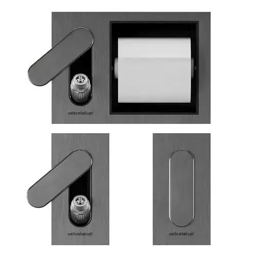  CARTAINTENSO INTENSO Sanitary shower paper holder Low-poly 3D model