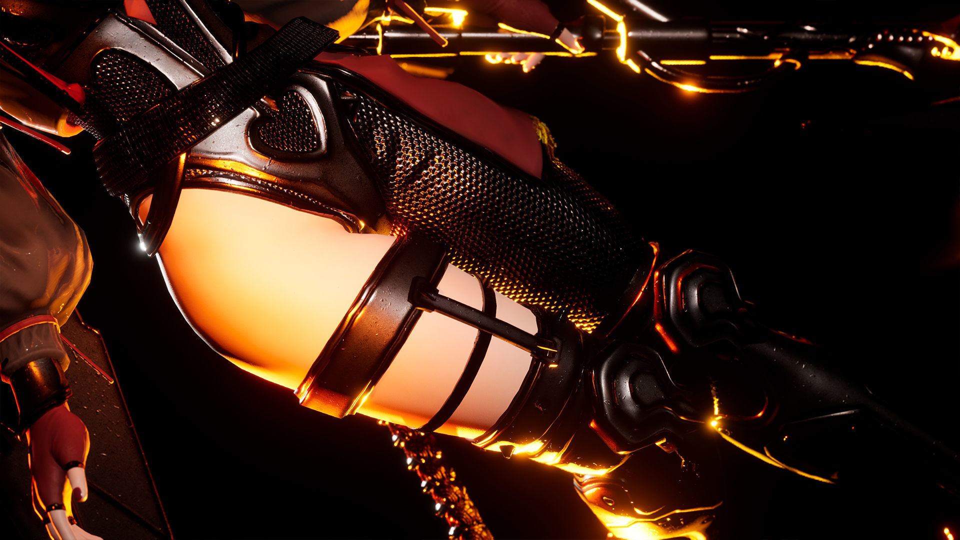 Cosmo Succubus Girl - Game Ready Low-poly 3D model_5