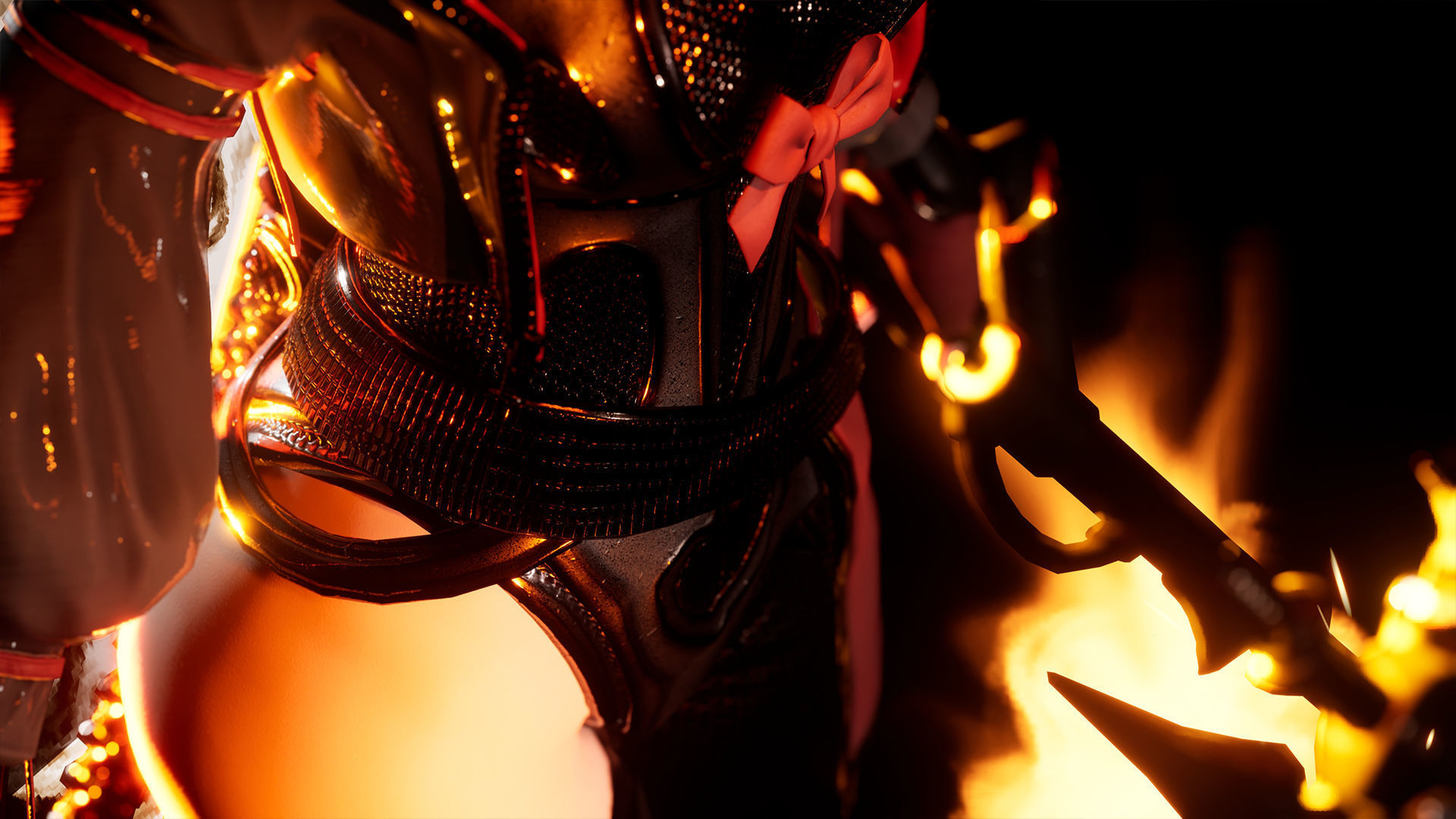 Cosmo Succubus Girl - Game Ready Low-poly 3D model_7