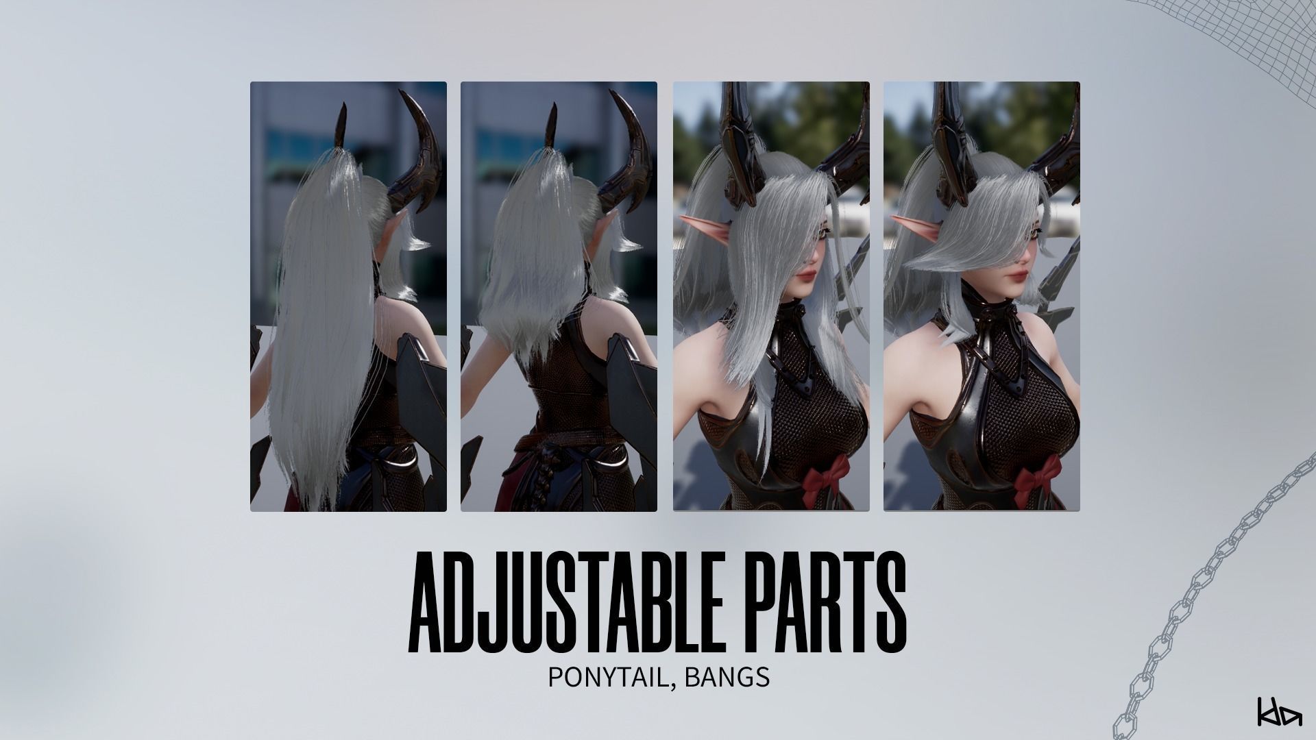 Cosmo Succubus Girl - Game Ready Low-poly 3D model_19