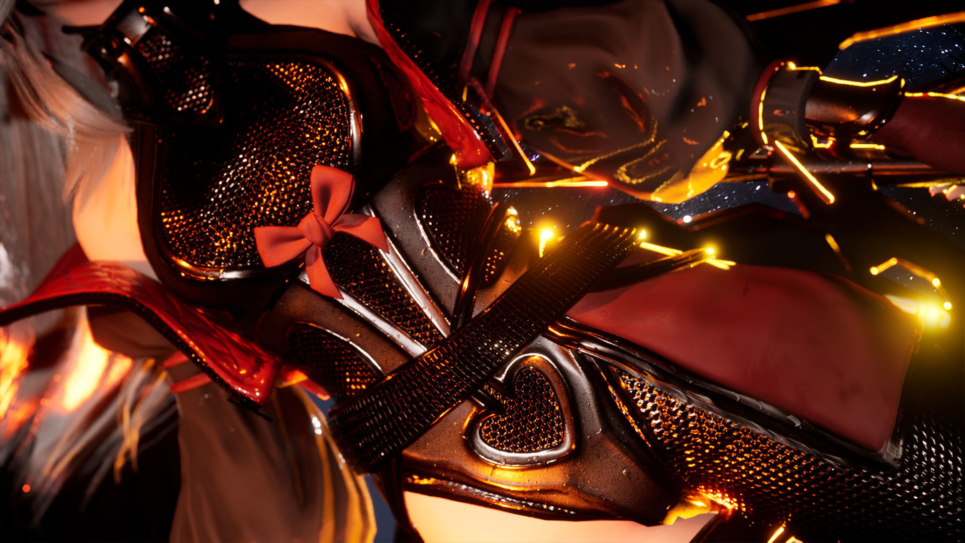 Cosmo Succubus Girl - Game Ready Low-poly 3D model_6