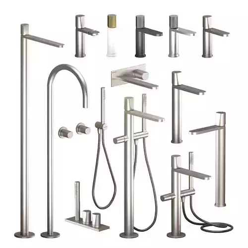 The tap series INDIGO and INDIGO Rack  Low-poly 3D model