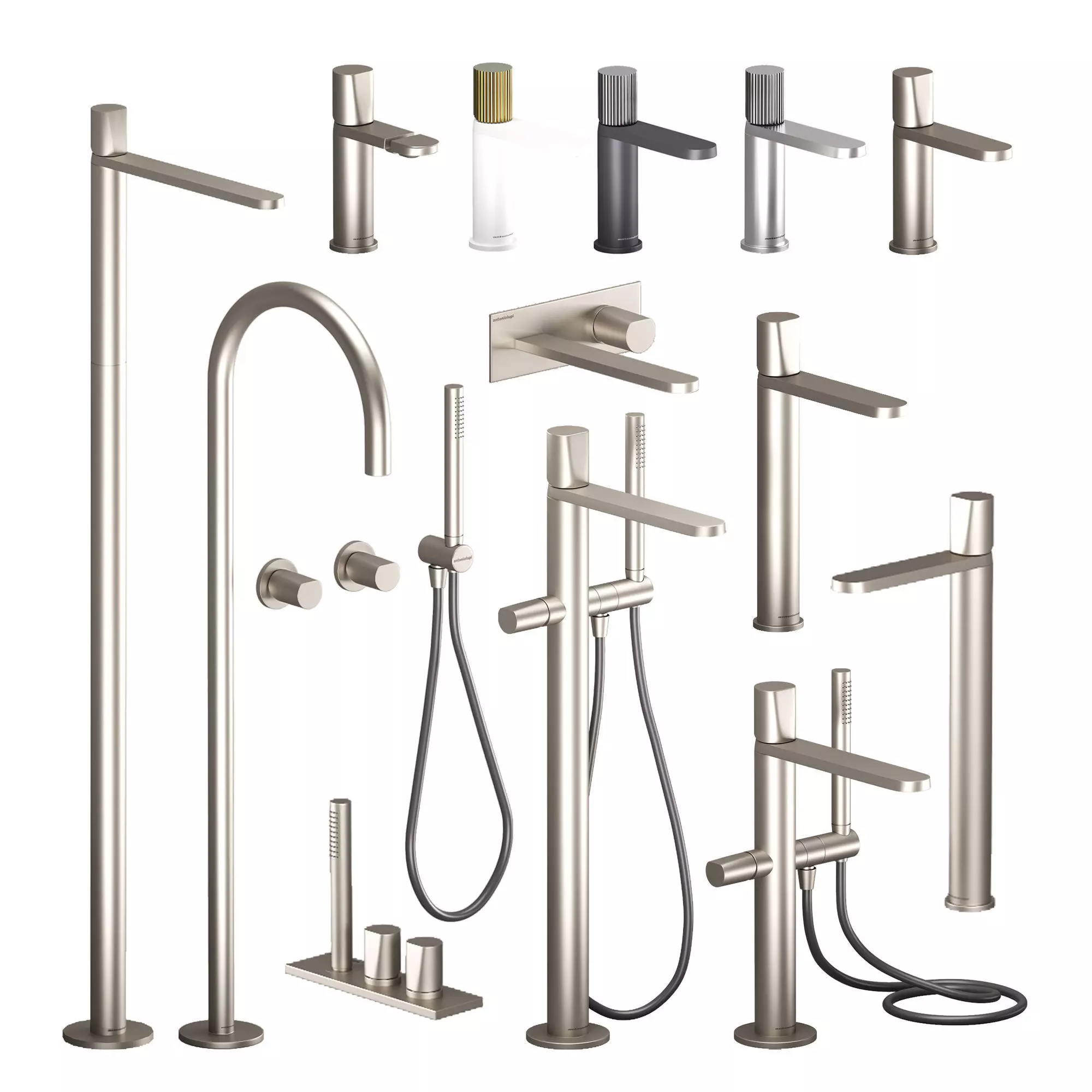 The tap series INDIGO and INDIGO Rack Low-poly 3D model
