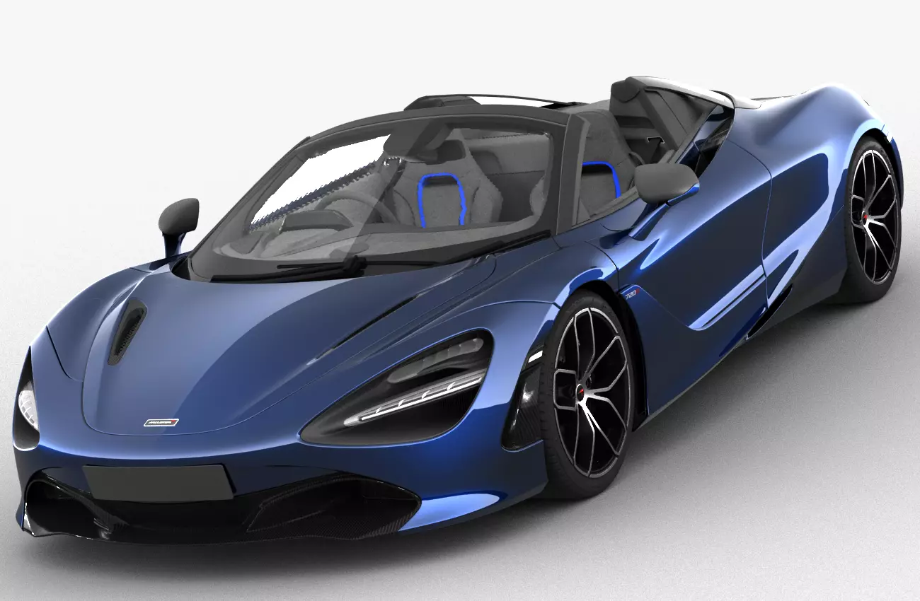 Mclaren 720s Spider 2019 3D model