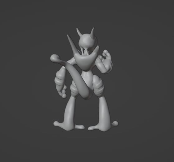 SHADOW MEWTWO POKEMON 3D print model_2