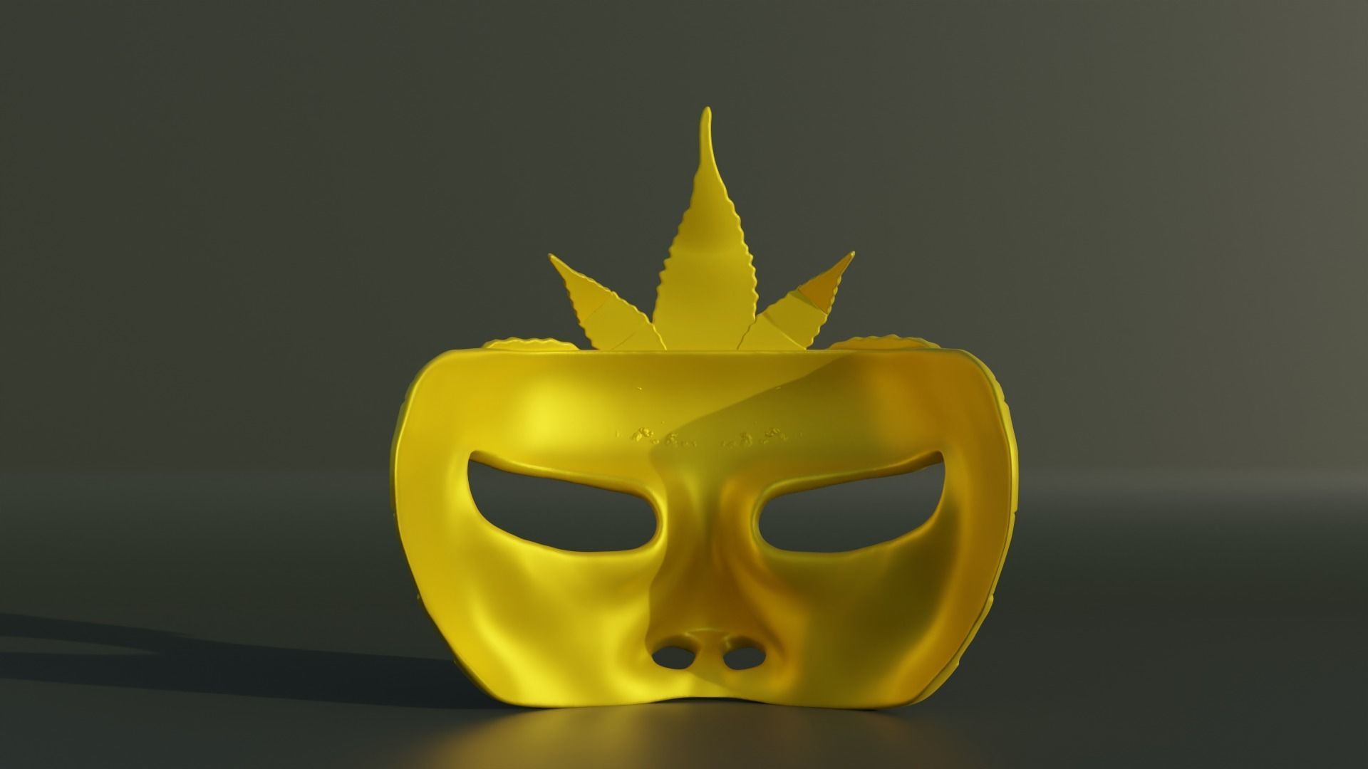 Masquerade Face Mask Stl 3D print model_7