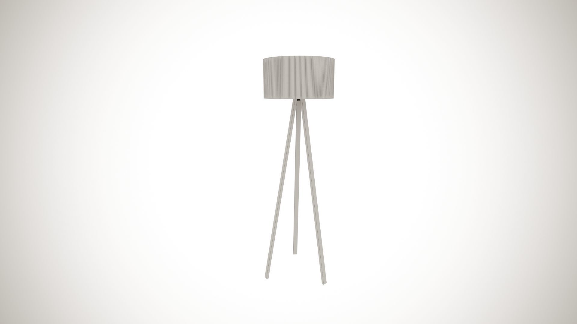 Floor Lamp Low Poly Low-poly 3D model_2