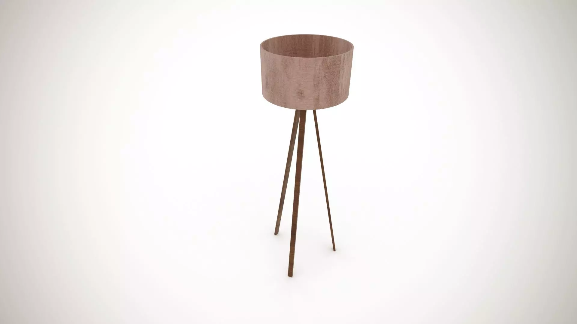 Floor Lamp Low Poly Low-poly 3D model_0