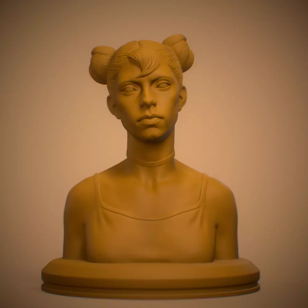 Girl 01 3D print model